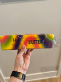 Jumbo Butter Squishy - Rainbow Tie-dye